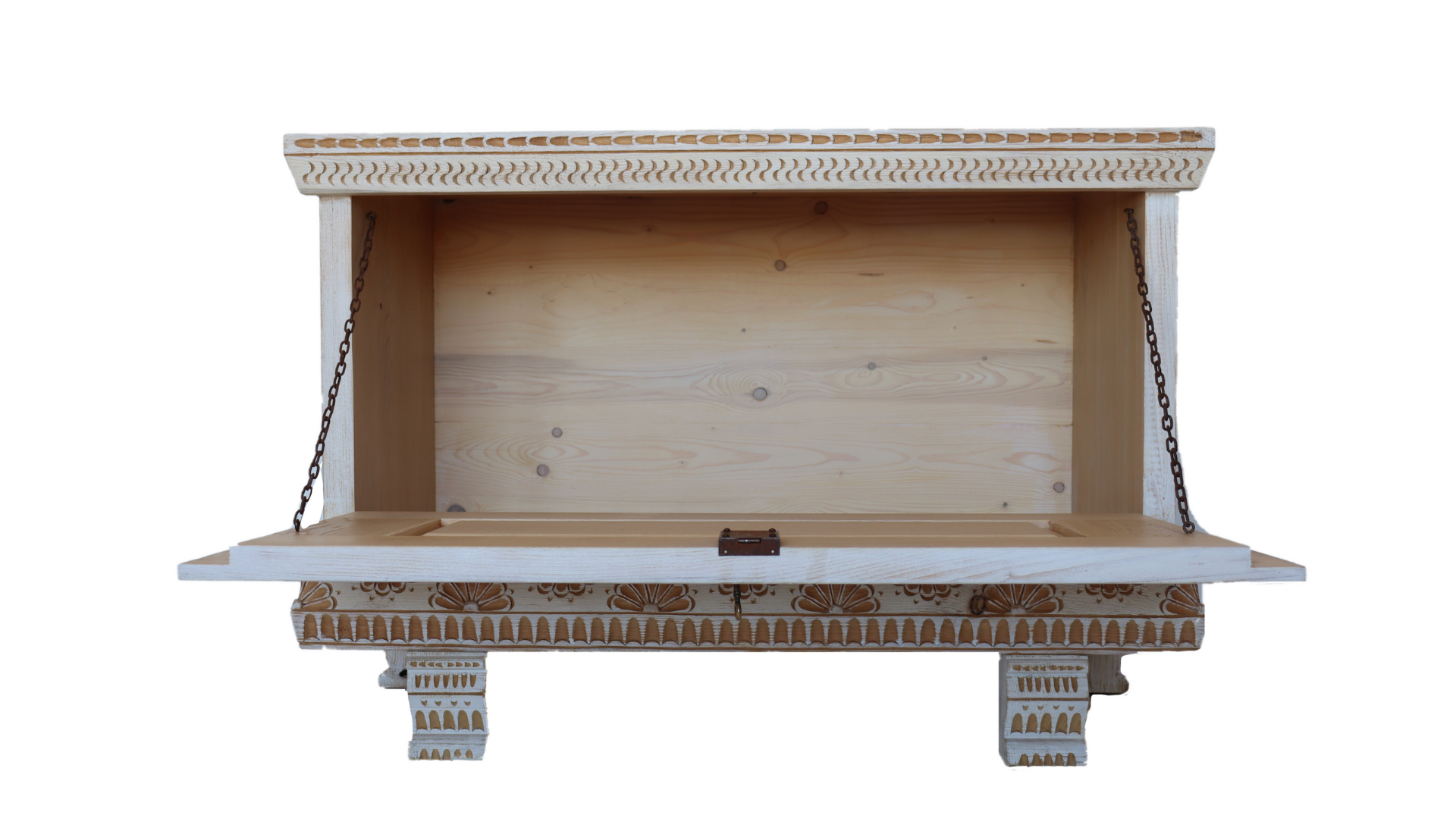 Cassapanca Sarda "Bianca"