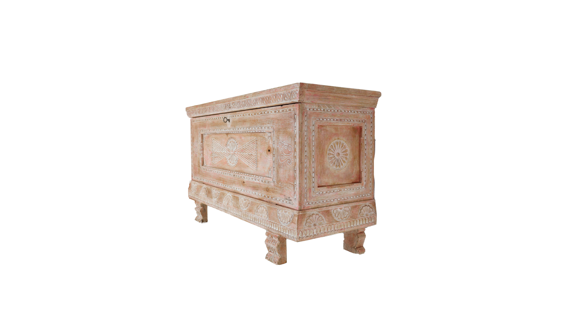 Cassapanca Rosa Antico