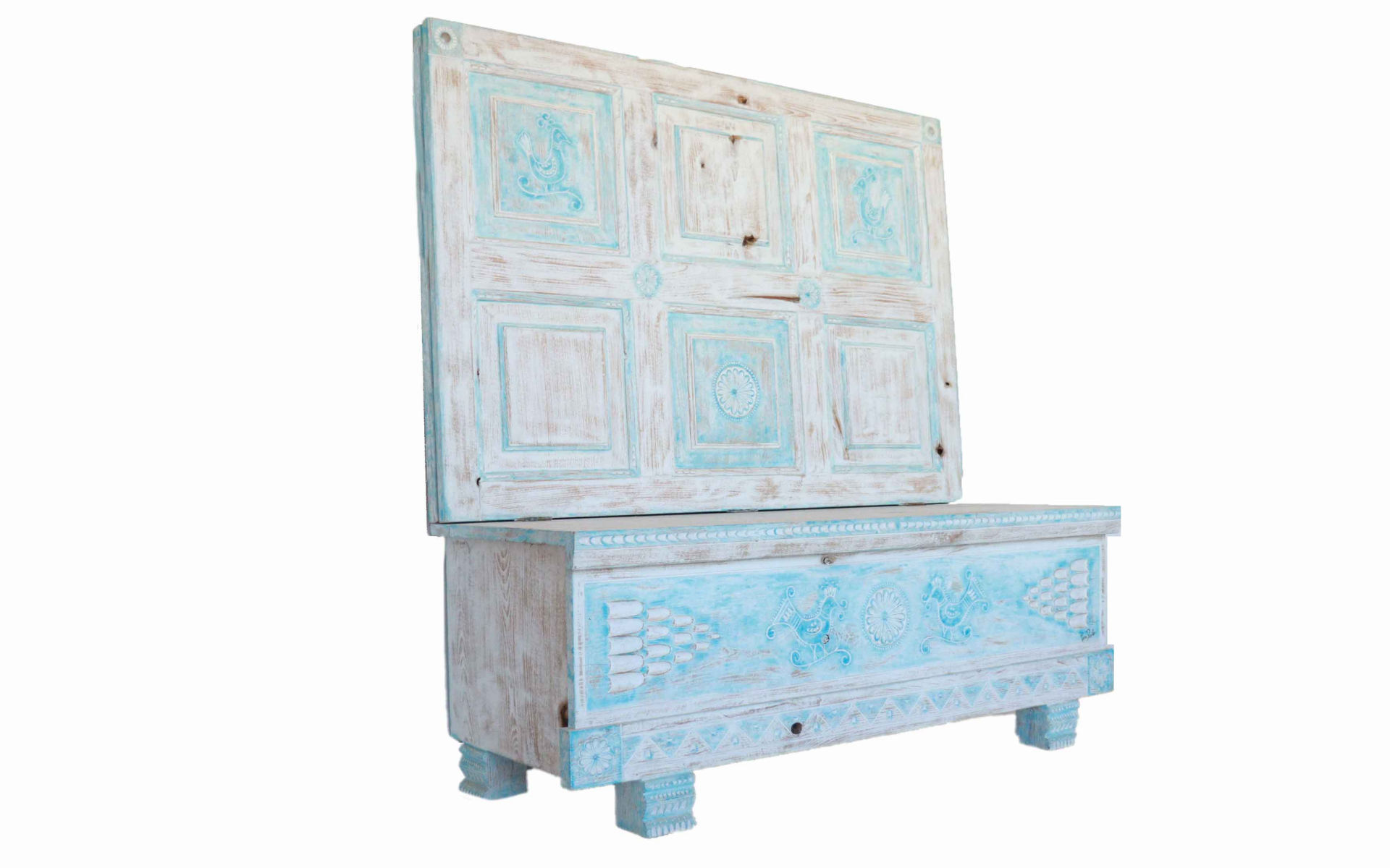 Cassapanca divano letto "Pavoncella"